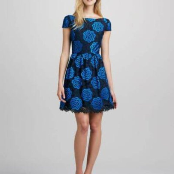 Alice & Olivia Nelly Puffed Sleeve Mini Dress - Picture 3 of 4